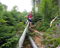 Jizersky Ultratrail 2015 - 5km sind zwar nur 5km lang - bekommen bei diesem Trail am letzten Abstieg des rennens eine ganz andere Bedeutung.
